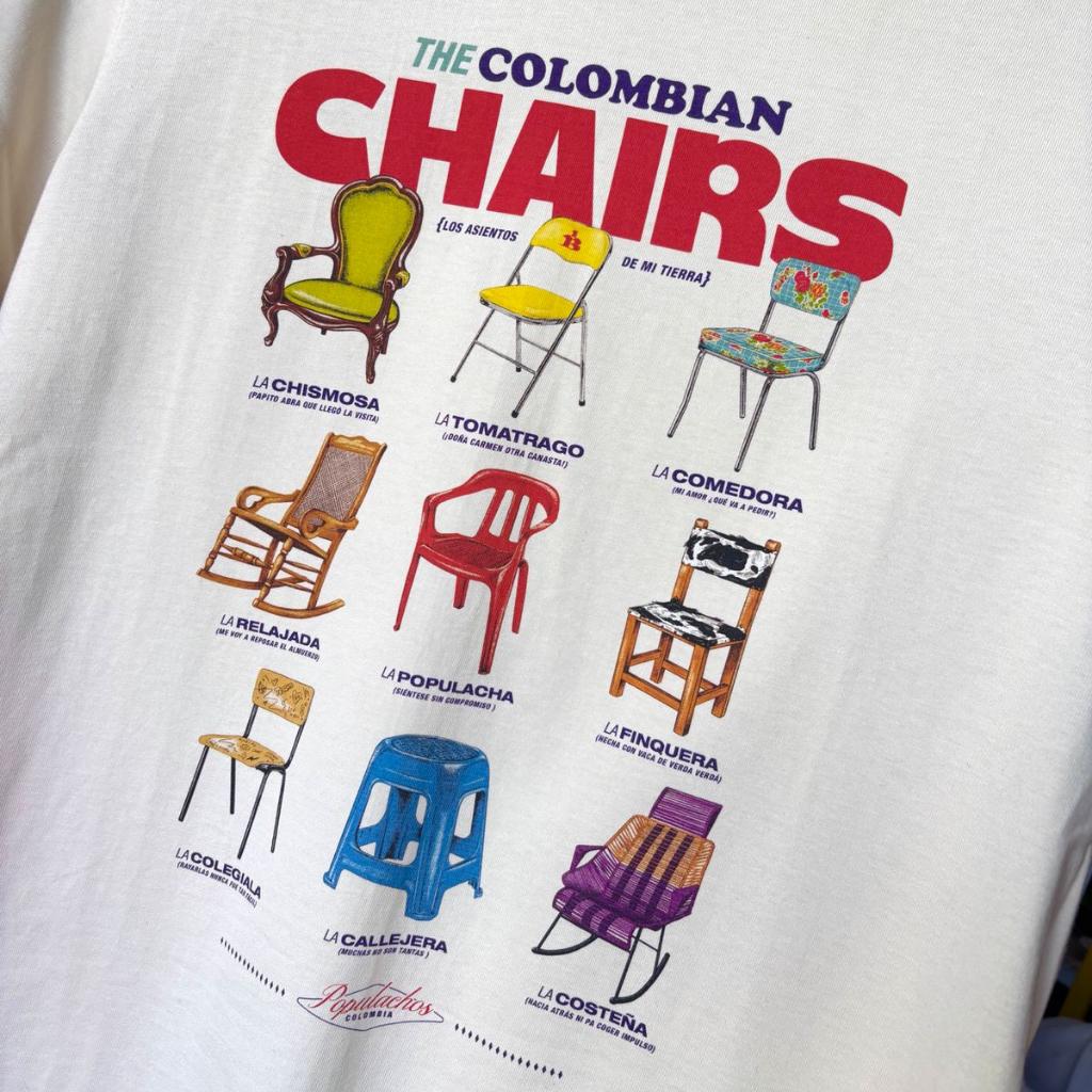 CAMISETA SILLAS - Populachos